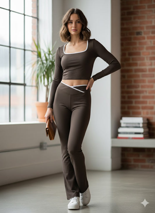 Chocolate Brown Contour & Shape Gym Set