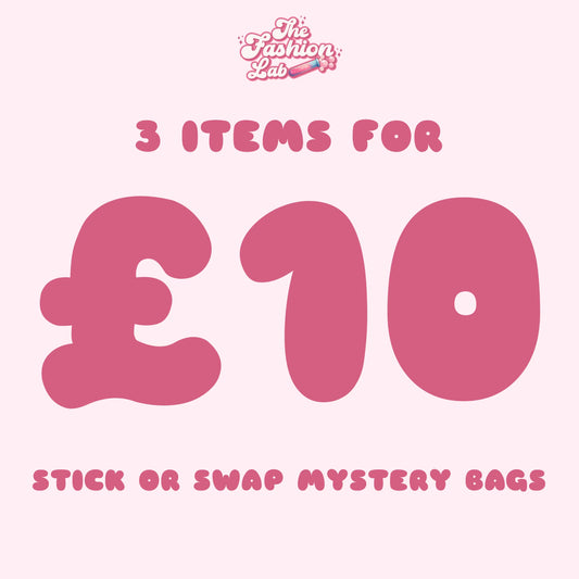 3 FOR £10 Mystery Bags STICK OR SWAP