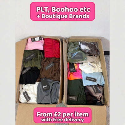 Mixed Online and Boutique Brand Womens Wholesale PLT, Boohoo, Edge Street,  etc